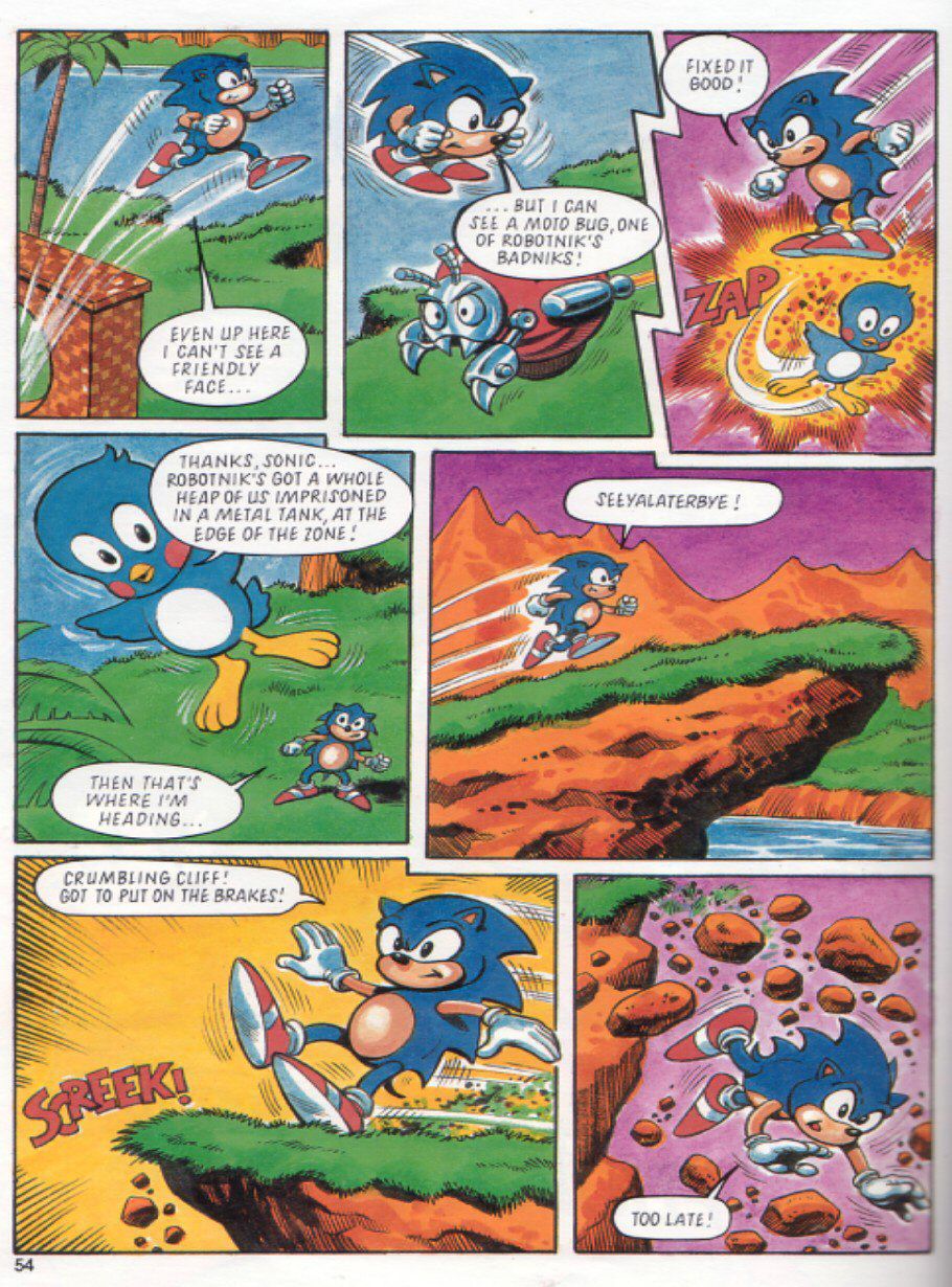 Sonic the Hedgehog Yearbook 1991 Page 50